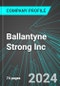 Ballantyne Strong Inc (BTN:ASE): Analytics, Extensive Financial Metrics, and Benchmarks Against Averages and Top Companies Within its Industry - Product Thumbnail Image