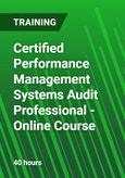 Certified Performance Management Systems Audit Professional - Online Course- Product Image