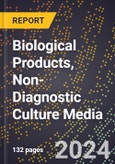 2024 Global Forecast for Biological Products, Non-Diagnostic Culture Media (2025-2030 Outlook) - Manufacturing & Markets Report- Product Image