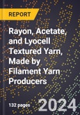 2024 Global Forecast for Rayon, Acetate, and Lyocell Textured Yarn (Including Strip), Made by Filament Yarn Producers (2025-2030 Outlook) - Manufacturing & Markets Report- Product Image