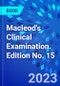 Macleod's Clinical Examination. Edition No. 15 - Product Thumbnail Image