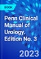 Penn Clinical Manual of Urology. Edition No. 3 - Product Image