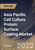 Asia Pacific Cell Culture Protein Surface Coating Market Size, Share & Industry Trends Analysis Report by Type (Self-coating and Precoating), Protein Source (Animal-derived, Human-derived, Synthetic and Others), Country and Growth Forecast, 2022-2028- Product Image