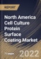 North America Cell Culture Protein Surface Coating Market Size, Share & Industry Trends Analysis Report by Type (Self-coating and Precoating), Protein Source (Animal-derived, Human-derived, Synthetic and Others), Country and Growth Forecast, 2022-2028 - Product Thumbnail Image