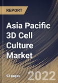 Asia Pacific 3D Cell Culture Market Size, Share & Industry Trends Analysis Report by Type (Scaffold-based, Scaffold-free, Microfluidics-based, and Magnetic & Bioprinted), Application, End-user, Country and Growth Forecast, 2022-2028- Product Image