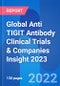 Global Anti TIGIT Antibody Clinical Trials & Companies Insight 2023 - Product Image