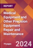 Medical Equipment and Other Precision Equipment Repair and Maintenance - 2024 U.S. Market Research Report with Updated Recession Risk Forecasts- Product Image