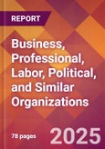 Business, Professional, Labor, Political, and Similar Organizations - 2024 U.S. Market Research Report with Updated Recession Risk Forecasts- Product Image