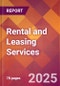 Rental and Leasing Services - 2024 U.S. Market Research Report with Updated Recession Risk Forecasts - Product Image