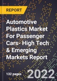 2023 Global Forecast for Automotive Plastics Market For Passenger Cars (2024-2029 Outlook)- High Tech & Emerging Markets Report- Product Image