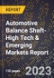 2024 Global Forecast for Automotive Balance Shaft (2025-2030 Outlook)-High Tech & Emerging Markets Report - Product Image