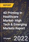 2023 Global Forecast for 4D Printing In Healthcare Market (2024-2029 Outlook)- High Tech & Emerging Markets Report- Product Image