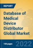 Database of Medical Device Distributor Global Market Insights 2022, Analysis and Forecast to 2027, by Manufacturers, Regions, Technology, Application, Product Type- Product Image