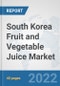 South Korea Fruit and Vegetable Juice Market: Prospects, Trends Analysis, Market Size and Forecasts up to 2028 - Product Thumbnail Image