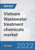 Vietnam Wastewater treatment chemicals market: Prospects, Trends Analysis, Market Size and Forecasts up to 2028- Product Image