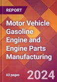 Motor Vehicle Gasoline Engine and Engine Parts Manufacturing - 2024 U.S. Market Research Report with Updated Recession Risk Forecasts- Product Image