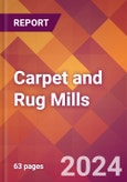 Carpet and Rug Mills - 2024 U.S. Market Research Report with Updated Recession Risk Forecasts- Product Image