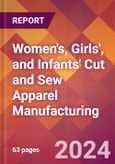 Women's, Girls', and Infants' Cut and Sew Apparel Manufacturing - 2024 U.S. Market Research Report with Updated Recession Risk Forecasts- Product Image