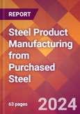 Steel Product Manufacturing from Purchased Steel - 2024 U.S. Market Research Report with Updated Recession Risk Forecasts- Product Image