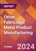 Other Fabricated Metal Product Manufacturing - 2024 U.S. Market Research Report with Updated Recession Risk Forecasts- Product Image