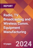 Radio, TV Broadcasting and Wireless Comm. Equipment Manufacturing - 2024 U.S. Market Research Report with Updated Recession Risk Forecasts- Product Image