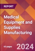 Medical Equipment and Supplies Manufacturing - 2024 U.S. Market Research Report with Updated Recession Risk Forecasts- Product Image