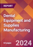 Dental Equipment and Supplies Manufacturing - 2024 U.S. Market Research Report with Updated Recession Risk Forecasts- Product Image