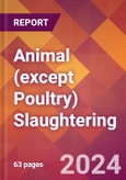 Animal (except Poultry) Slaughtering - 2024 U.S. Market Research Report with Updated Recession Risk Forecasts- Product Image