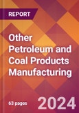 Other Petroleum and Coal Products Manufacturing - 2024 U.S. Market Research Report with Updated Recession Risk Forecasts- Product Image