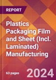 Plastics Packaging Film and Sheet (Incl. Laminated) Manufacturing - 2024 U.S. Market Research Report with Updated Recession Risk Forecasts- Product Image