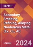 Secondary Smelting, Refining, Alloying Nonferrous Metal (Ex. Cu, Al) - 2024 U.S. Market Research Report with Updated Recession Risk Forecasts- Product Image