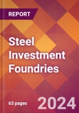 Steel Investment Foundries - 2024 U.S. Market Research Report with Updated Recession Risk Forecasts- Product Image