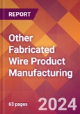 Other Fabricated Wire Product Manufacturing - 2024 U.S. Market Research Report with Updated Recession Risk Forecasts- Product Image