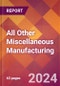 All Other Miscellaneous Manufacturing - 2024 U.S. Market Research Report with Updated Recession Risk Forecasts - Product Image