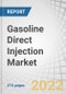 Gasoline Direct Injection Market by Engine (I3, I4, V6, V8), Component (Fuel Injector, Rail, Pump, Sensor, ECU), Vehicle Type (Hatchback, Sedan, SUV/MPV), Hybrid Vehicles, Technology (Gasoline Turbocharger, GPF) & Region - Global Forecast to 2027 - Product Thumbnail Image