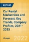 Car Rental (Self Drive) Market Size and Forecast, Key Trends, Company Profiles, 2021-2025 - Product Image