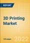 3D Printing Market Size, Share and Trends Analysis by Component Type, Vertical Type, Region and Segment Forecast, 2021-2026 - Product Image