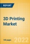 3D Printing Market Size, Share and Trends Analysis by Component Type, Vertical Type, Region and Segment Forecast, 2021-2026 - Product Thumbnail Image