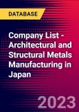 Company List - Architectural and Structural Metals Manufacturing in Japan- Product Image