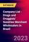 Company List - Drugs and Druggists' Sundries Merchant Wholesalers in Brazil - Product Image