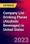 Company List - Drinking Places (Alcoholic Beverages) in United States - Product Image