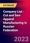 Company List - Cut and Sew Apparel Manufacturing in Russian Federation - Product Image