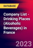 Company List - Drinking Places (Alcoholic Beverages) in France- Product Image