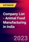 Company List - Animal Food Manufacturing in India - Product Thumbnail Image
