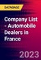 Company List - Automobile Dealers in France - Product Thumbnail Image