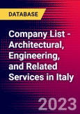 Company List - Architectural, Engineering, and Related Services in Italy- Product Image
