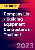 Company List - Building Equipment Contractors in Thailand- Product Image
