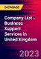 Company List - Business Support Services in United Kingdom - Product Thumbnail Image