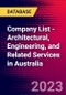 Company List - Architectural, Engineering, and Related Services in Australia - Product Thumbnail Image