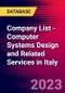 Company List - Computer Systems Design and Related Services in Italy - Product Image